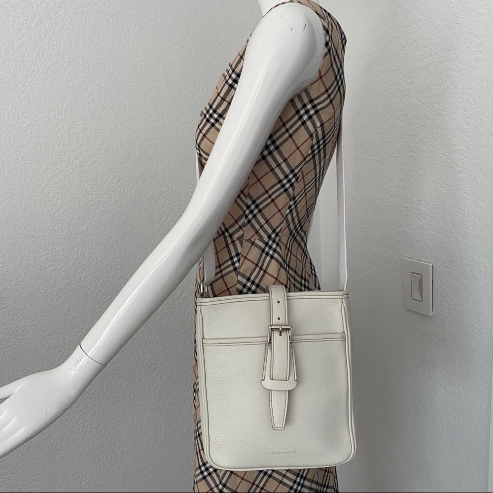 Burberry white leather crossbody bag - Picture 7 of 12